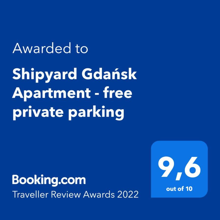 Shipyard Gdansk Apartment - Free Private Parking מראה חיצוני תמונה